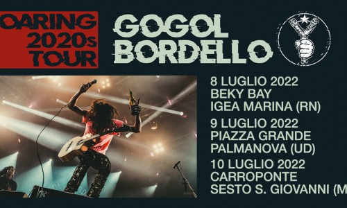 Gogol Bordello: annunciati le band di apertura delle tre date italiane.